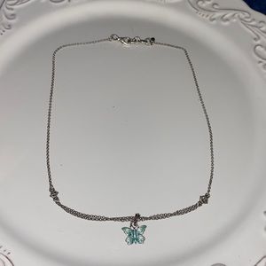 Lucky Brand butterfly necklace